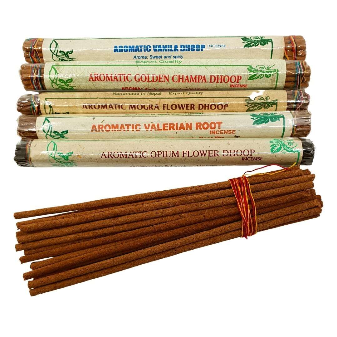Patchouli Dhoop Incense - Handmade In Nepal - The Crescent Moon
