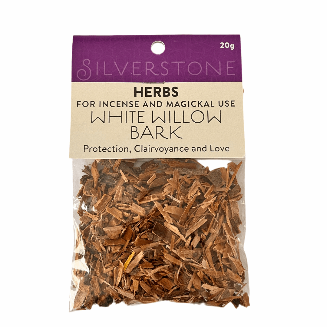 White Willow Bark Sacred Herb 20gm - The Crescent Moon