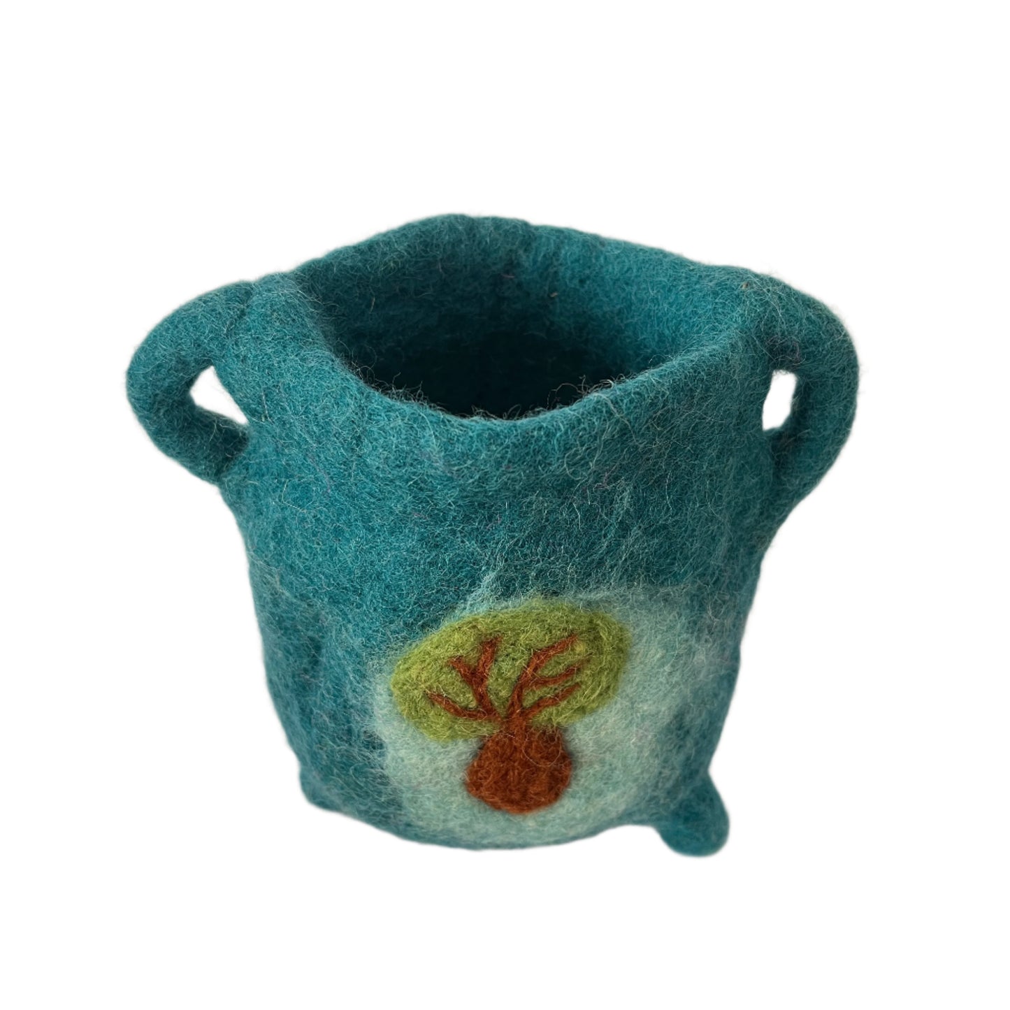 Felt Cauldron - Earth and Sky Blue - The Crescent Moon