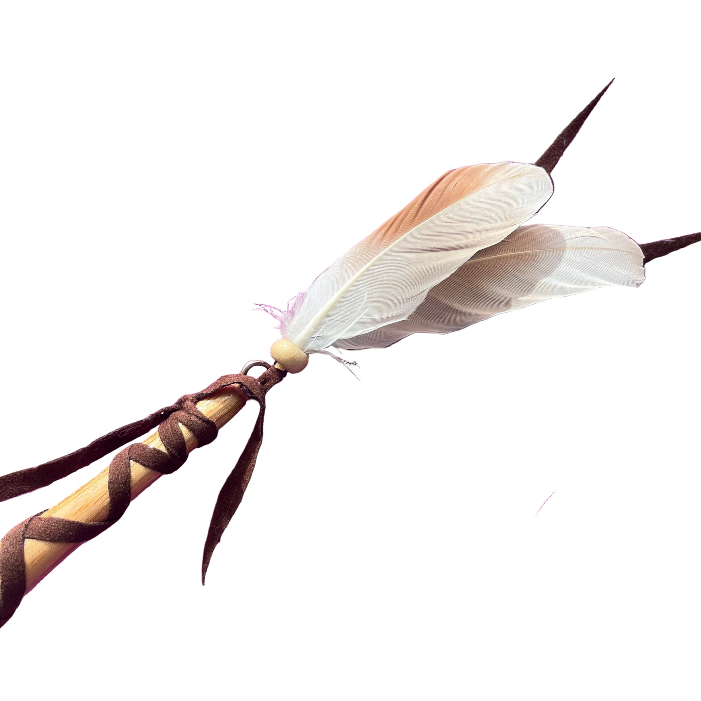 Shamanic Feather Shaker - Maraca - The Crescent Moon