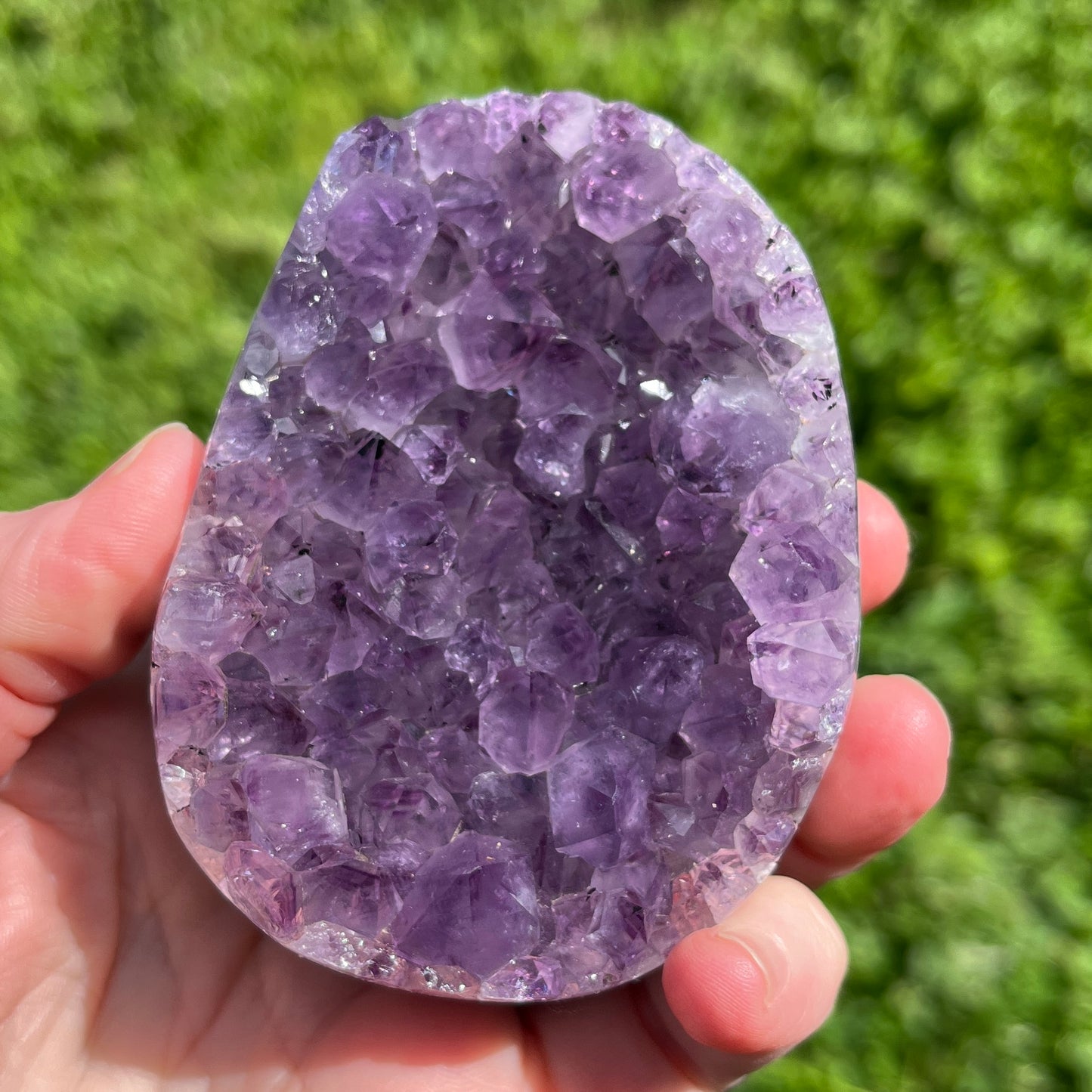 Amethyst Crystal Geode on Stand | Natural Healing for your Home - The Crescent Moon
