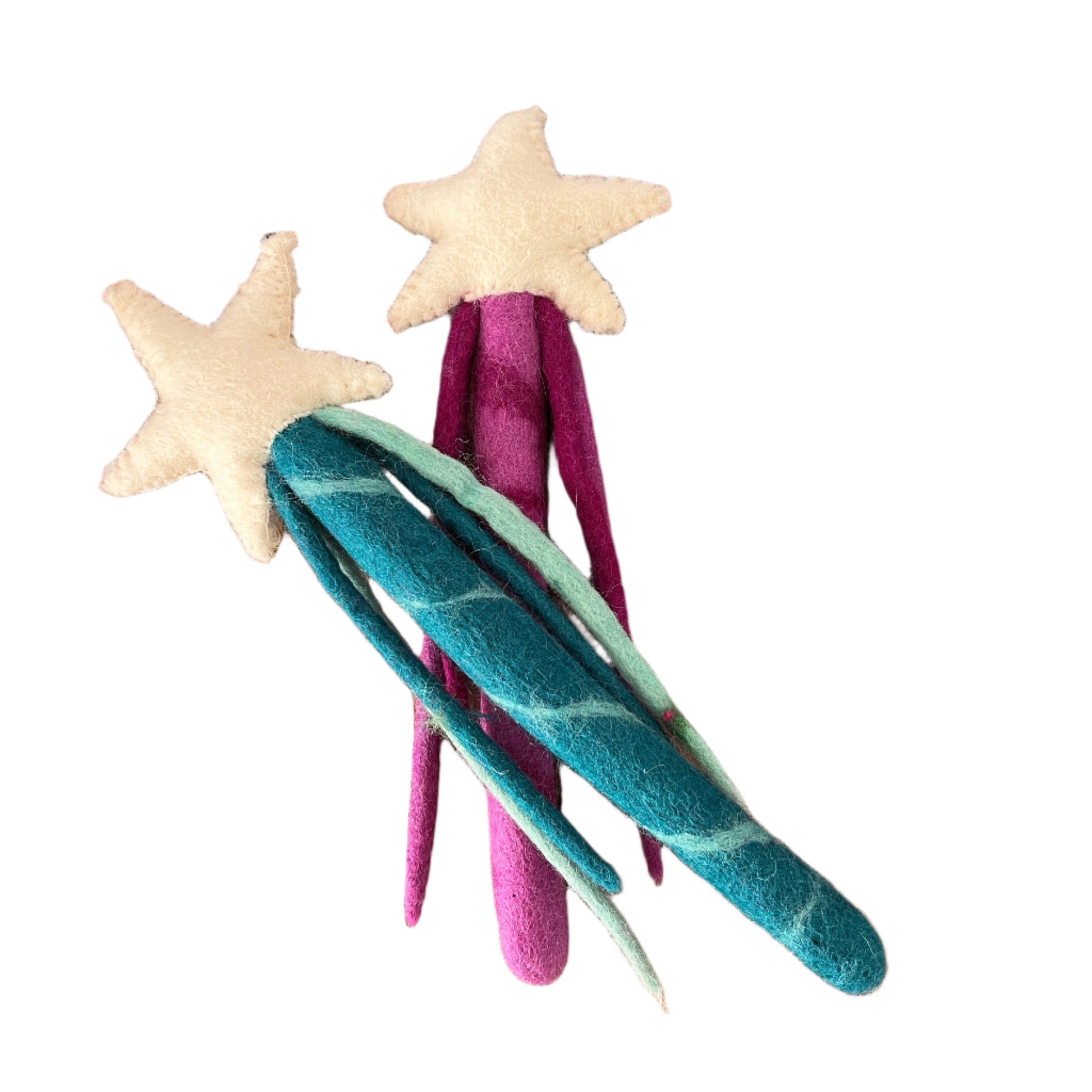 Felt Fairy Wand Purple Potion - Felt Fairy Toys - The Crescent Moon