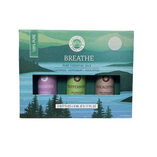 Essential Oil Set - Breathe Aromatherapy - The Crescent Moon