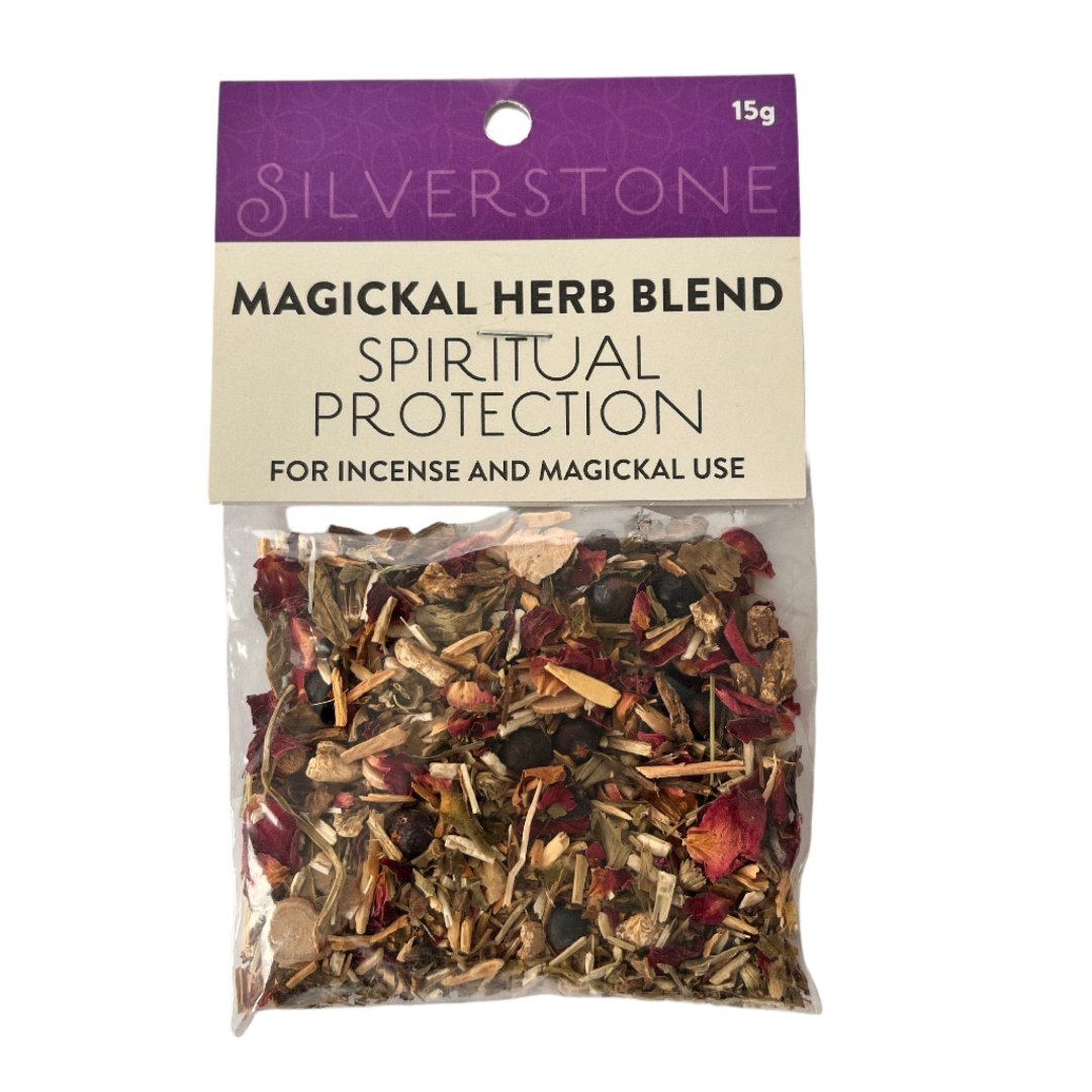 Magickal Sacred Herb Blend - Spiritual Protection - The Crescent Moon