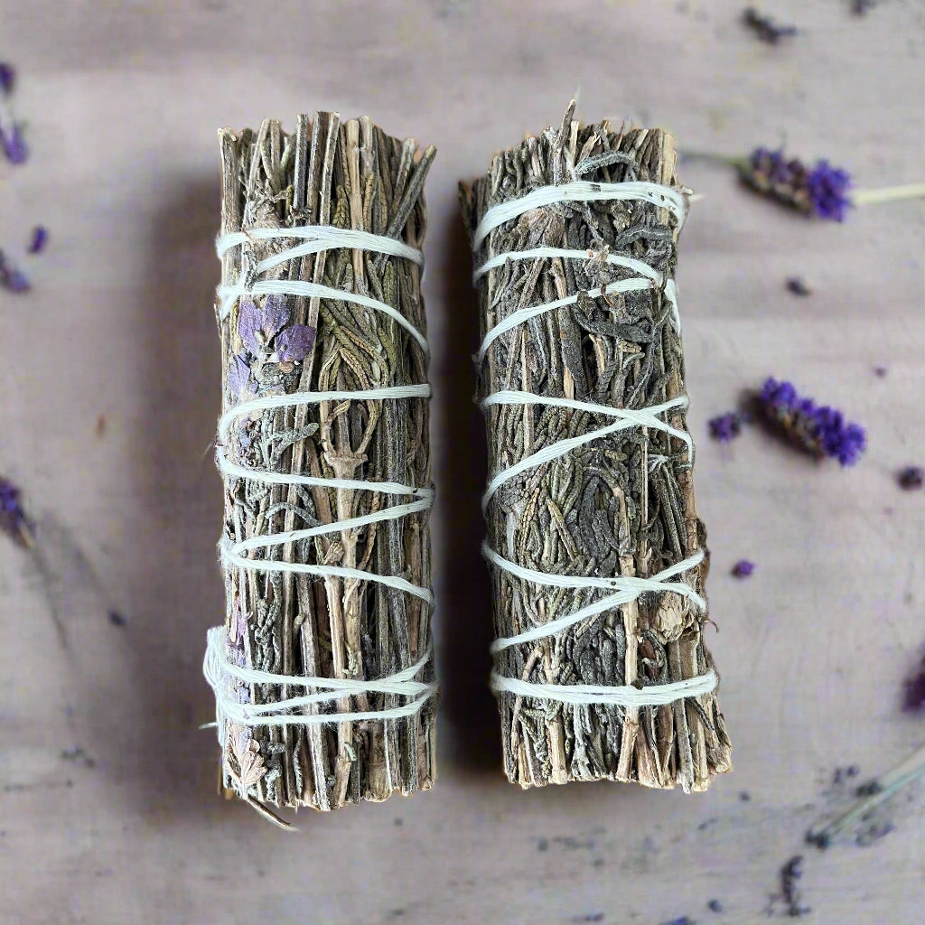 Lavender Smudge Stick - The Crescent Moon