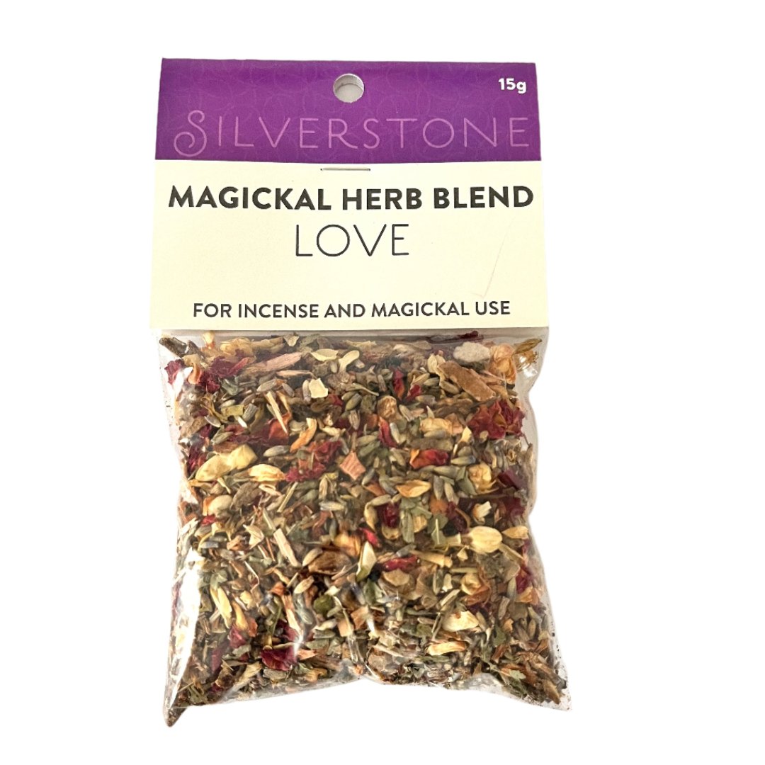 Magickal Sacred Herb Blend - Love - The Crescent Moon