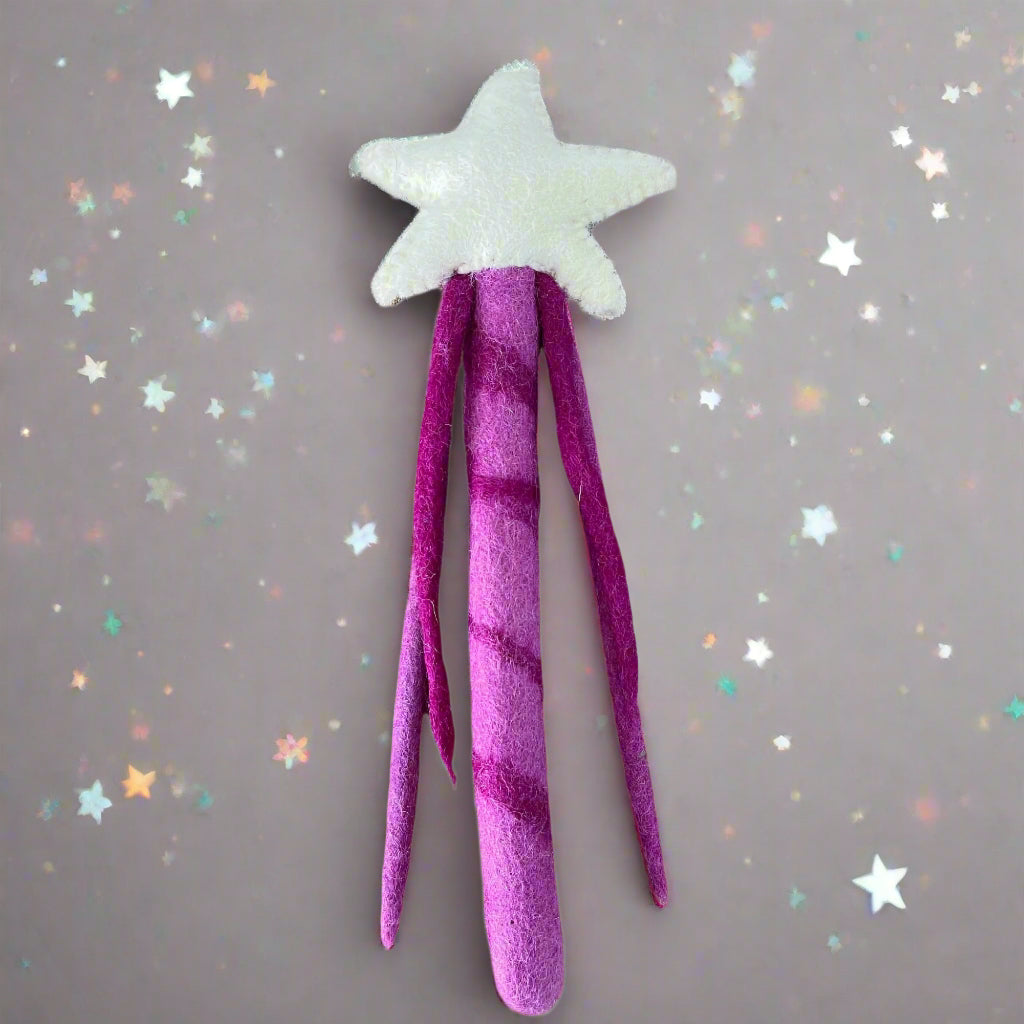 Magic wand = Felt Toys The Crescent Moon