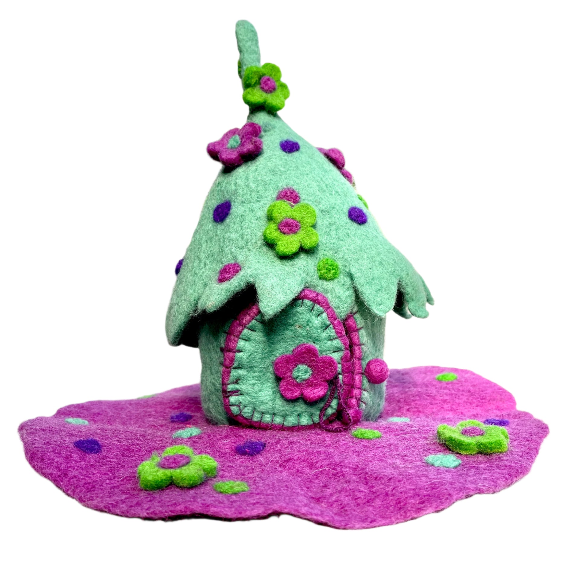 felt fairy houses
