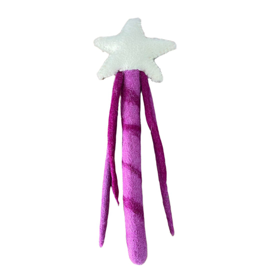 Felt Fairy Wand Purple Potion - Felt Fairy Toys - The Crescent Moon