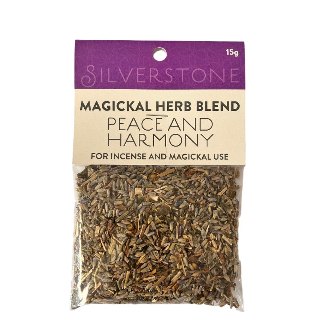 Magickal Sacred Herb Blend - Peace and Harmony - The Crescent Moon
