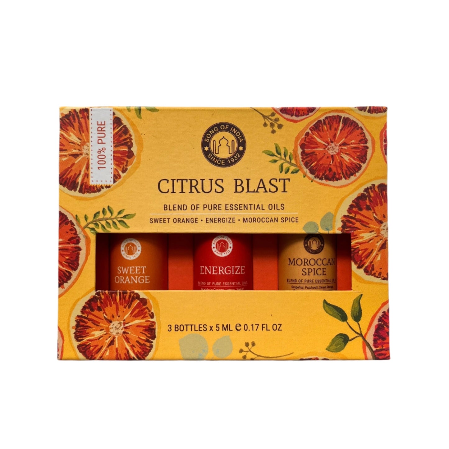 Essential Oil Set - Citrus Blast Aromatherapy - The Crescent Moon