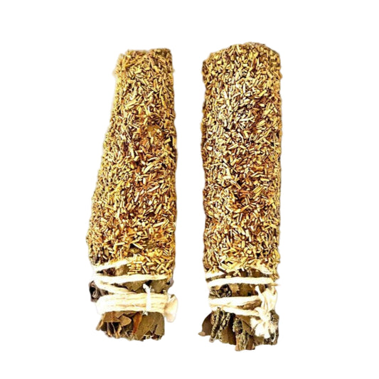 Rosemary Smudge Stick with Eucalyptus and Bay Leaf - The Crescent Moon
