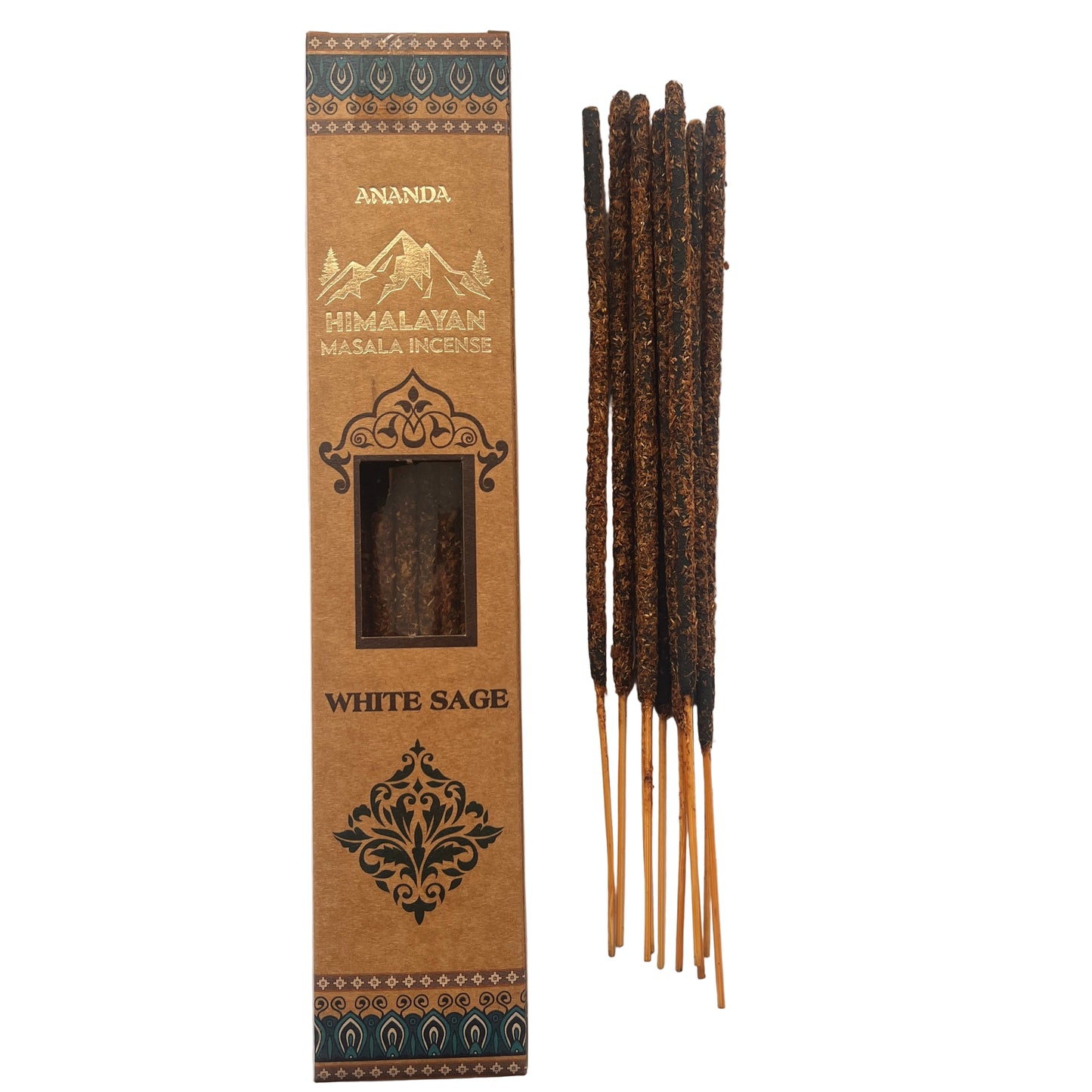 Ananda Smudging Incense - White Sage - The Crescent Moon