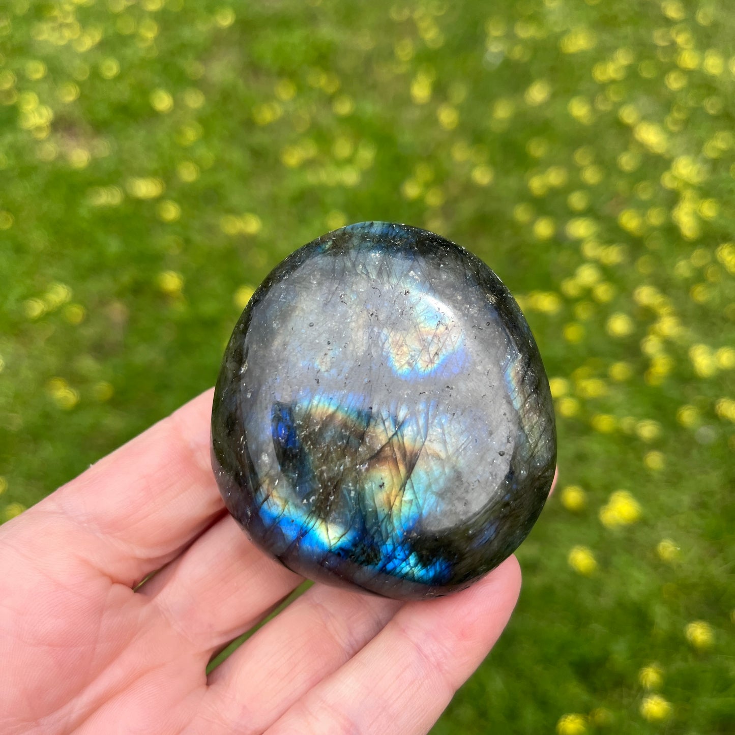 Labradorite Crystal Palmstone