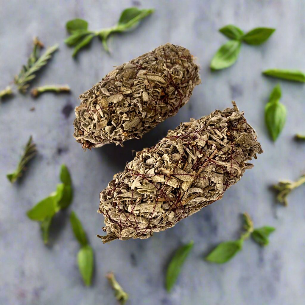 Australian Organic White Sage and Eucalyptus Smudge Stick - The Crescent Moon