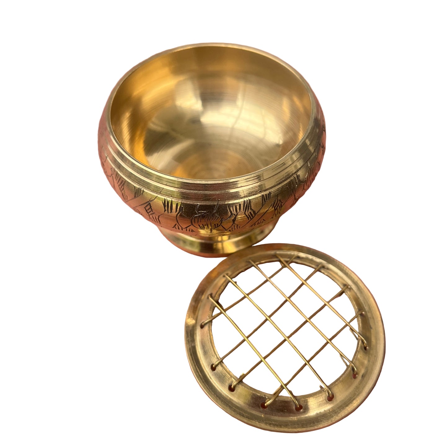 Brass Charcoal Burner 5x4cm
