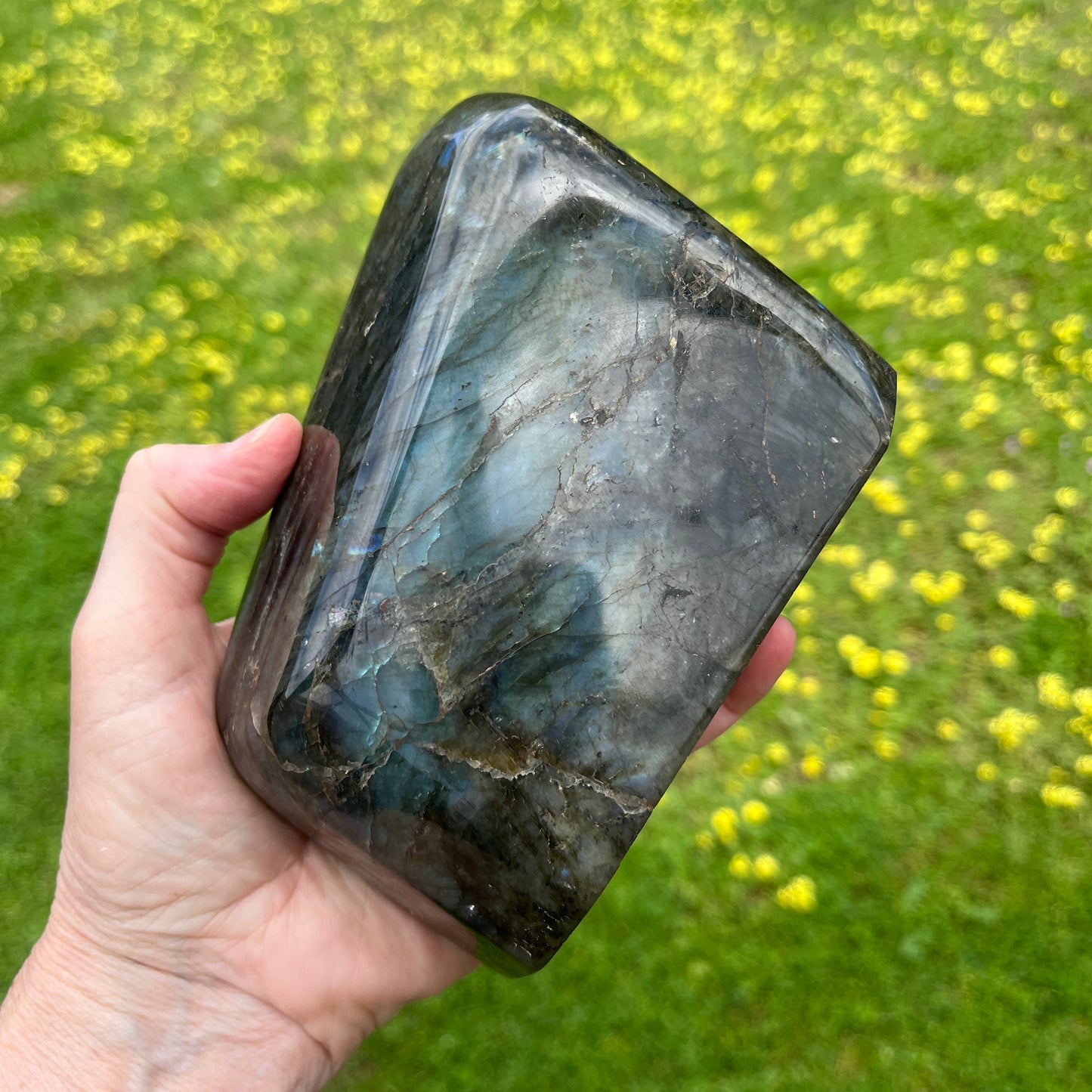 Labradorite Crystal - Polished Freeform 1.48kg