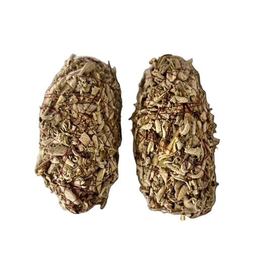 Australian Organic White Sage and Eucalyptus Smudge Stick - The Crescent Moon