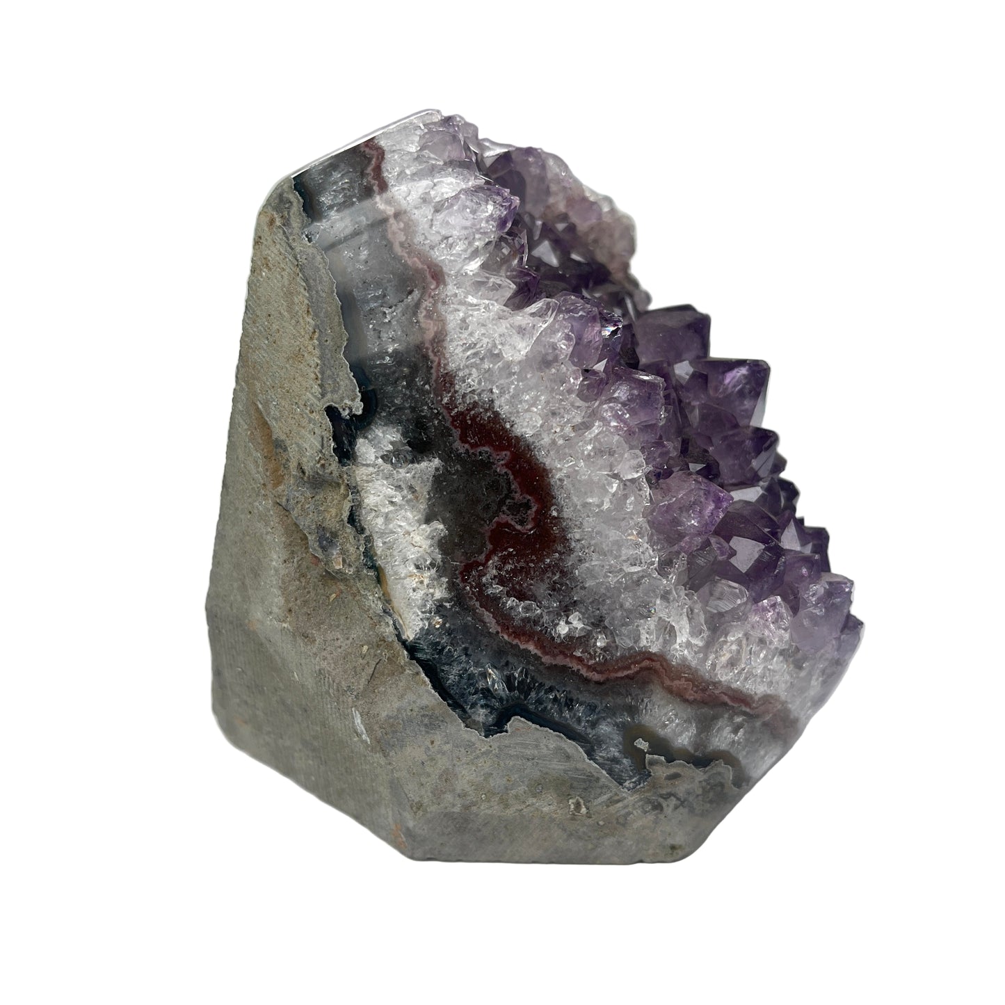 amethyst freestanding cluster