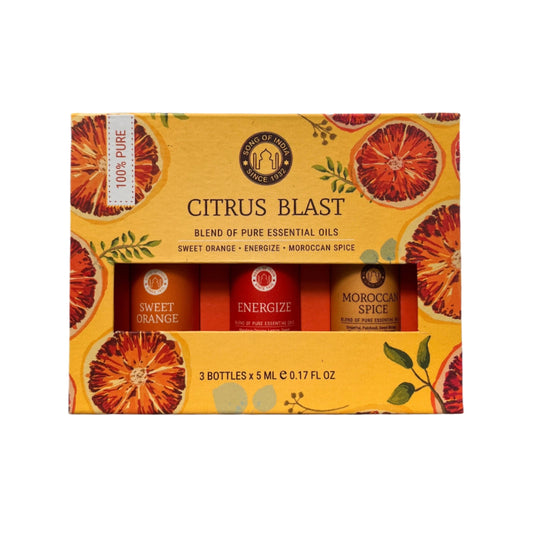 Essential Oil Set - Citrus Blast Aromatherapy - The Crescent Moon