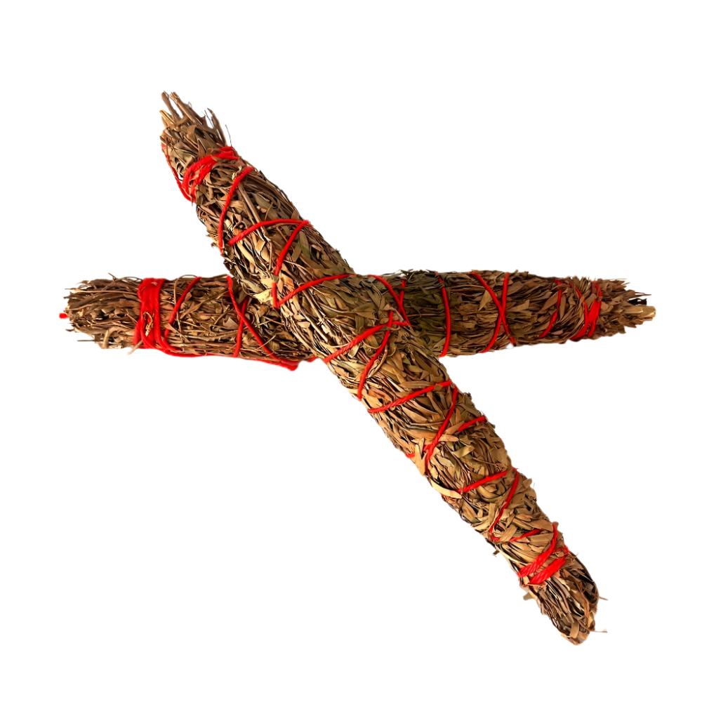 Australian Native Grass Tree Blend Smudge Stick - The Crescent Moon