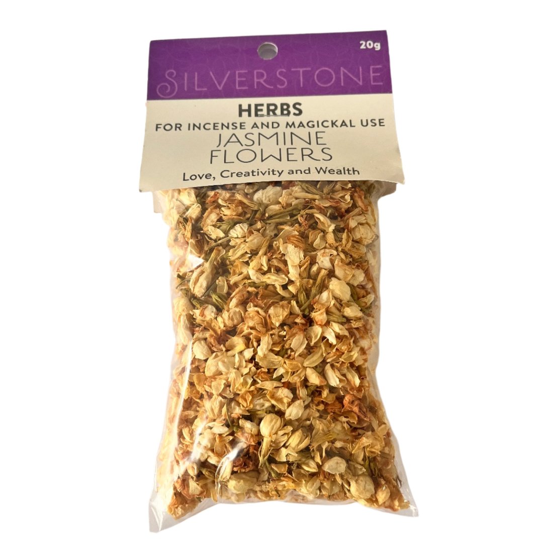 Jasmine Flowers Sacred Herb 20gm - The Crescent Moon