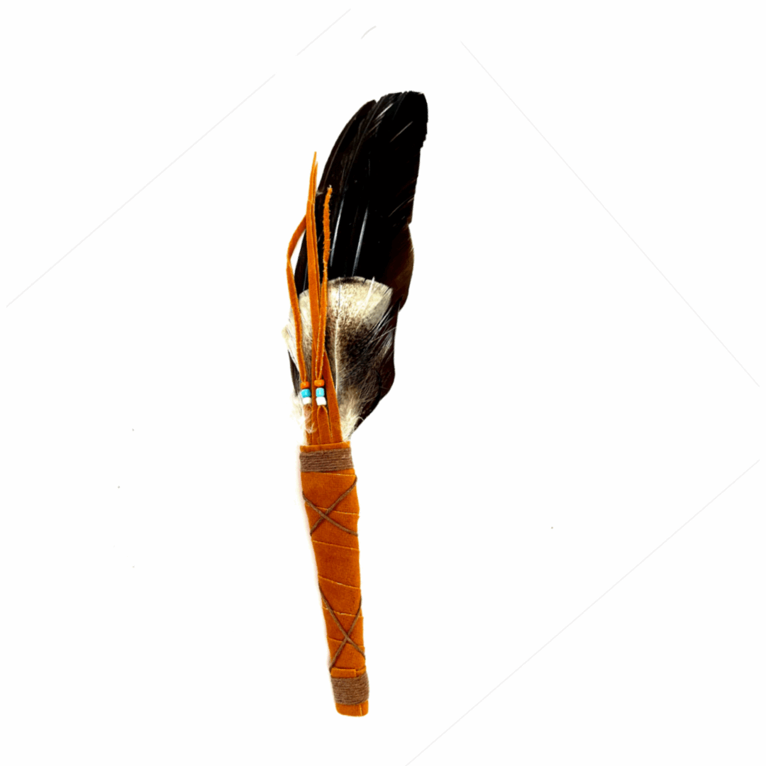 Smudging Feather Wand Small - The Crescent Moon