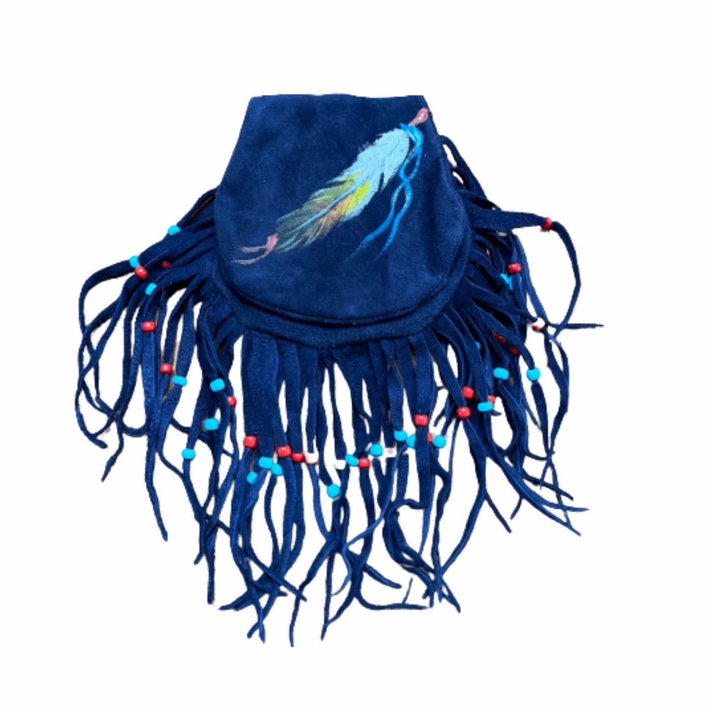 Medicine Crystal Pouch Navy Blue - The Crescent Moon