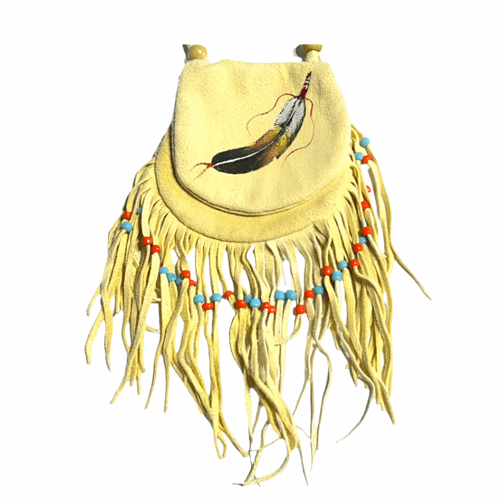 Medicine Crystal Pouch - Cream - The Crescent Moon
