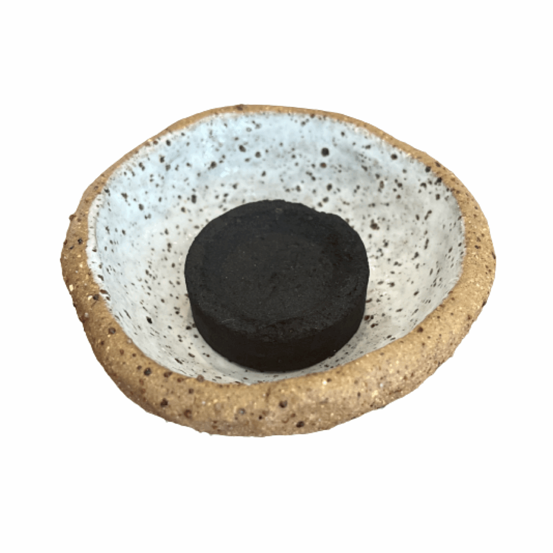 Ceramic Charcoal Burner - The Crescent Moon