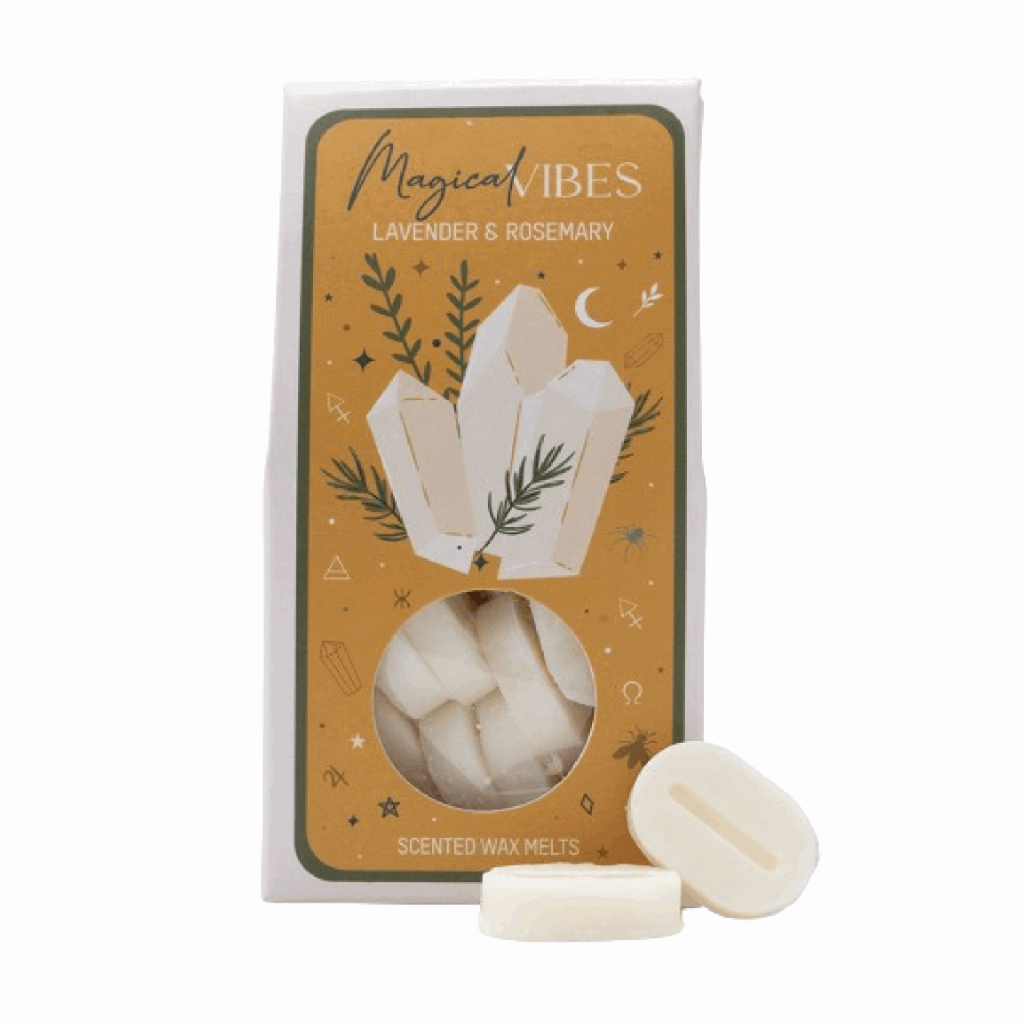 Lavender and Rosemary Wax Melts - Magical Vibes - The Crescent Moon