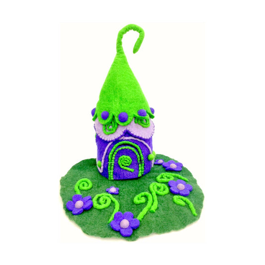 Felt Fairy House - Purple Potion House - The Crescent Moon