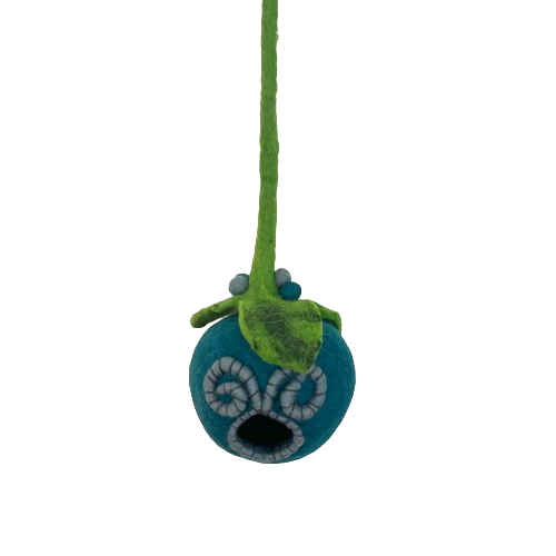 Felt fairy Pod Blue - The Crescent Moon