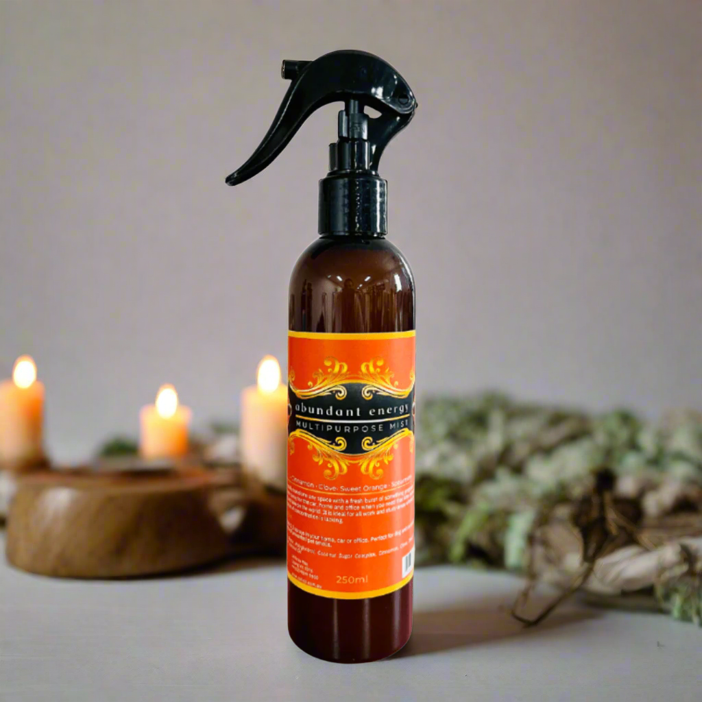 Abundant Energy Smudging Room Spray - The Crescent Moon