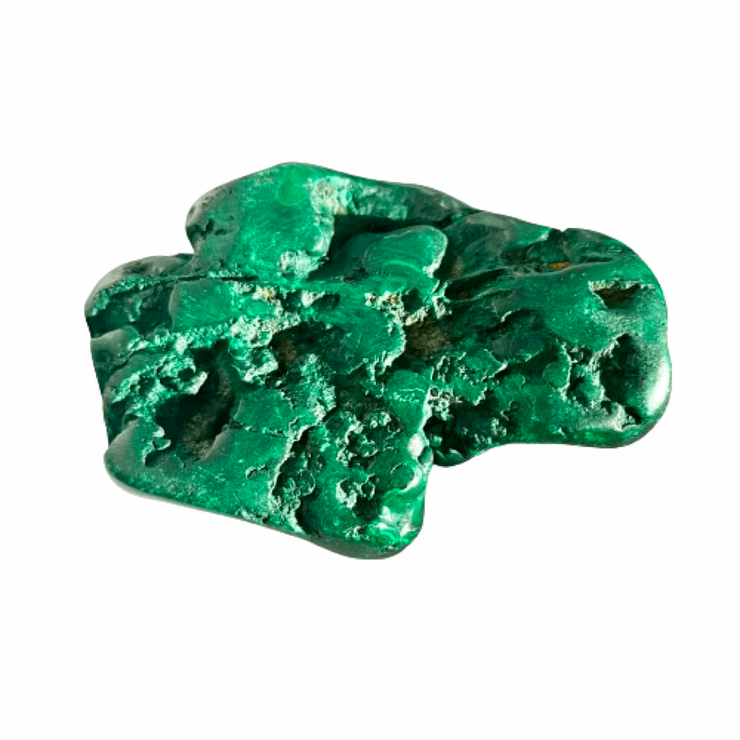 Malachite Semi Polished Freeform - The Crescent Moon