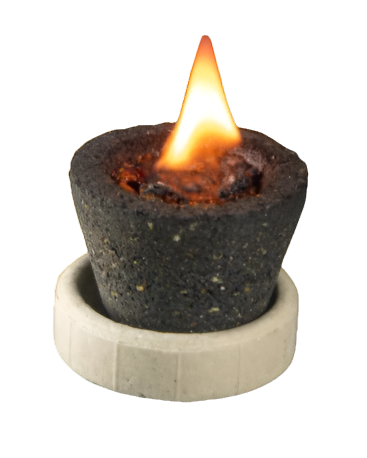 Positive Vibes Charcoal Resin Cups Easy to burn incense cups