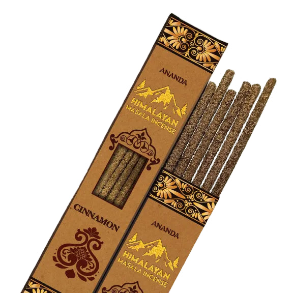 Ananda Smudging Incense - Cinnamon - The Crescent Moon
