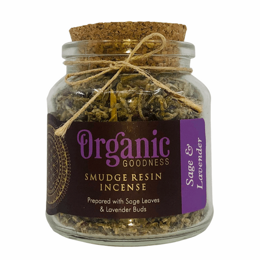 Lavender and Sage Smudge Incense - The Crescent Moon