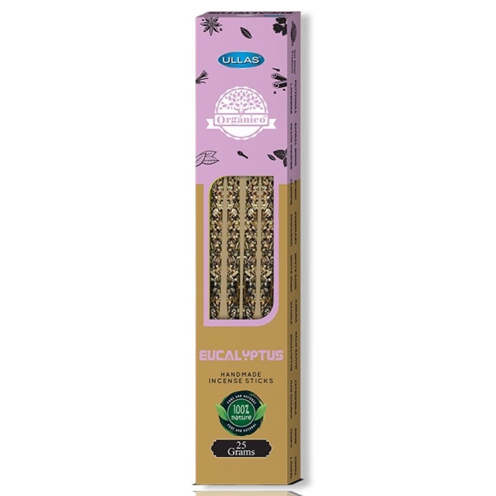 Ullas Organico Eucalyptus Incense - The Crescent Moon