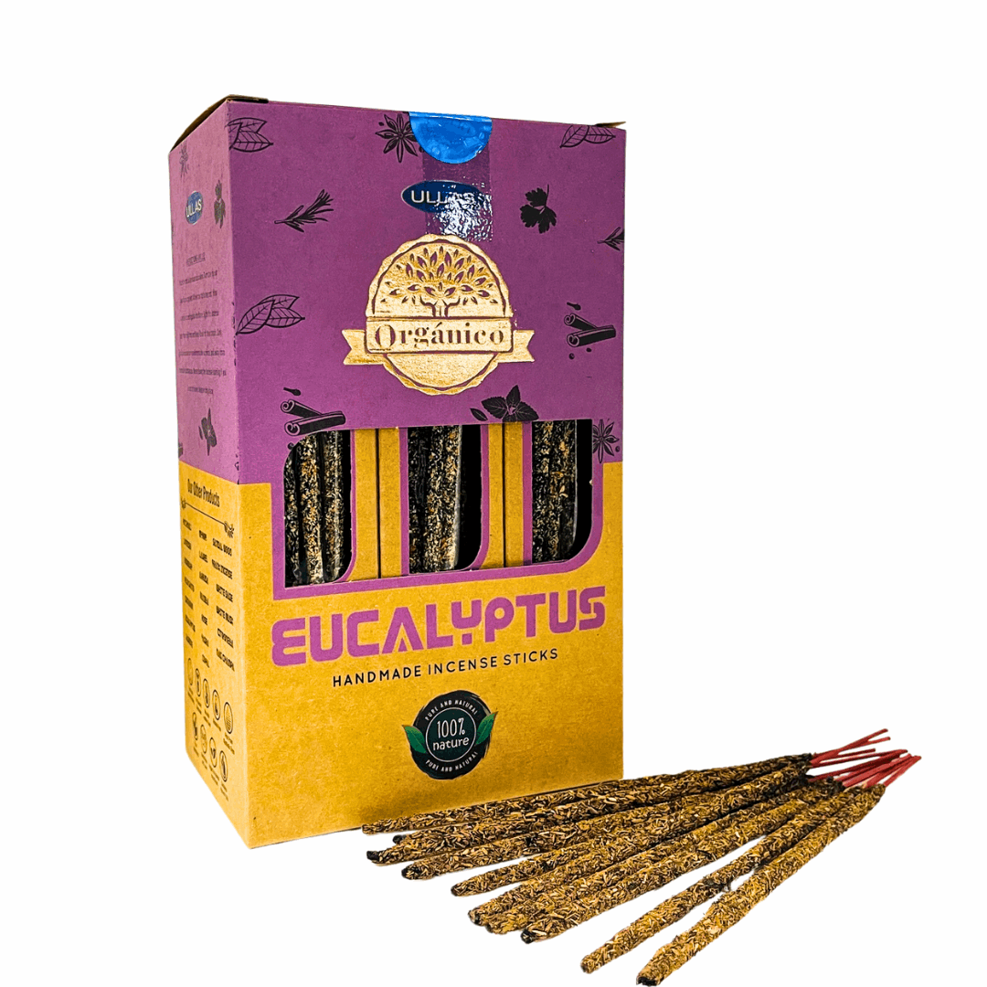 Ullas Organico Eucalyptus Incense - The Crescent Moon