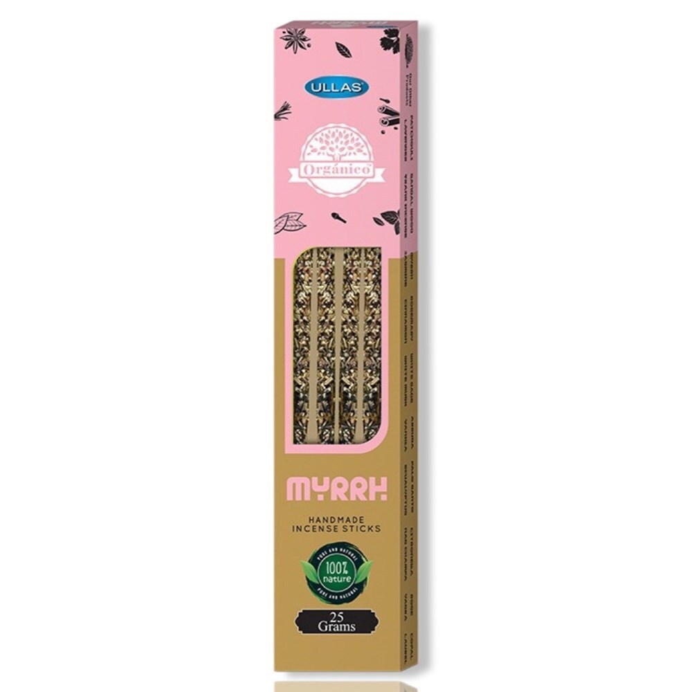 Ullas Organico Myrrh Incense - The Crescent Moon