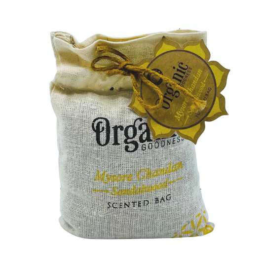 Scented Potpourri Bag - Mysore Chandan Sandalwood - The Crescent Moon