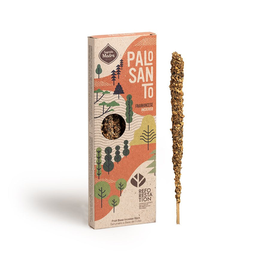 Sagrada Madre Palo Santo and Frankincense Incense - The Crescent Moon