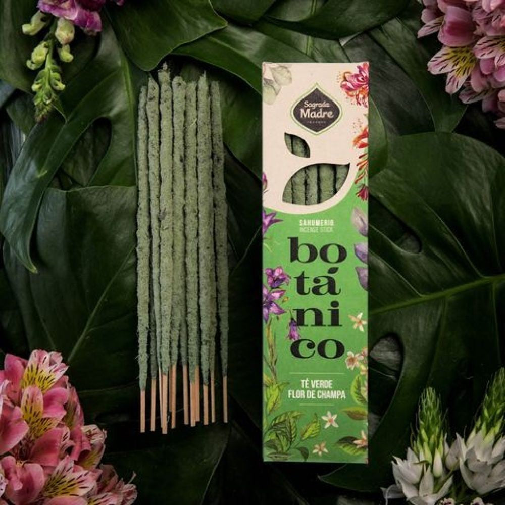 Sagrada Madre Botanical Incense Green Tea Champa