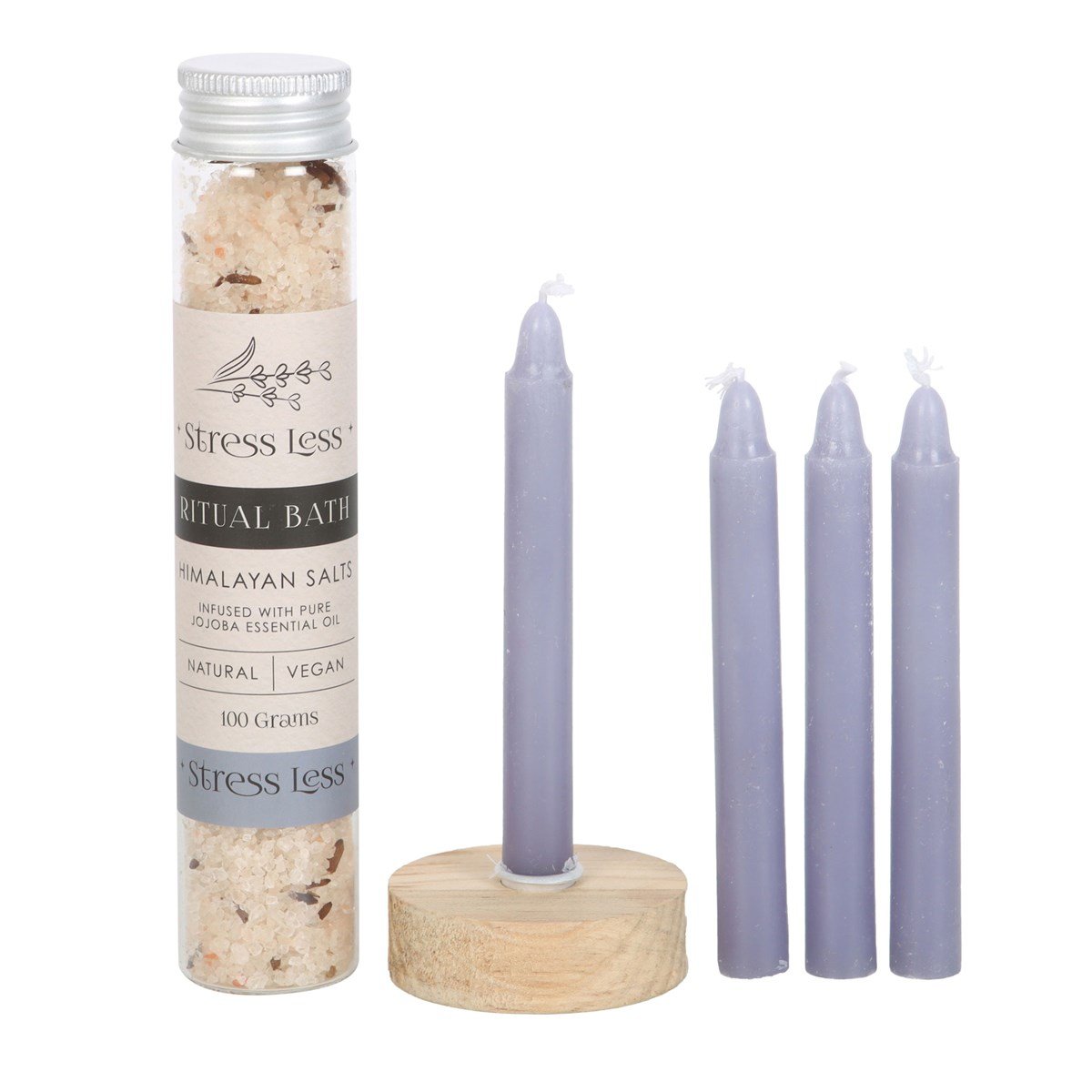 Ritual Bath Kit - Stress Relief - The Crescent Moon