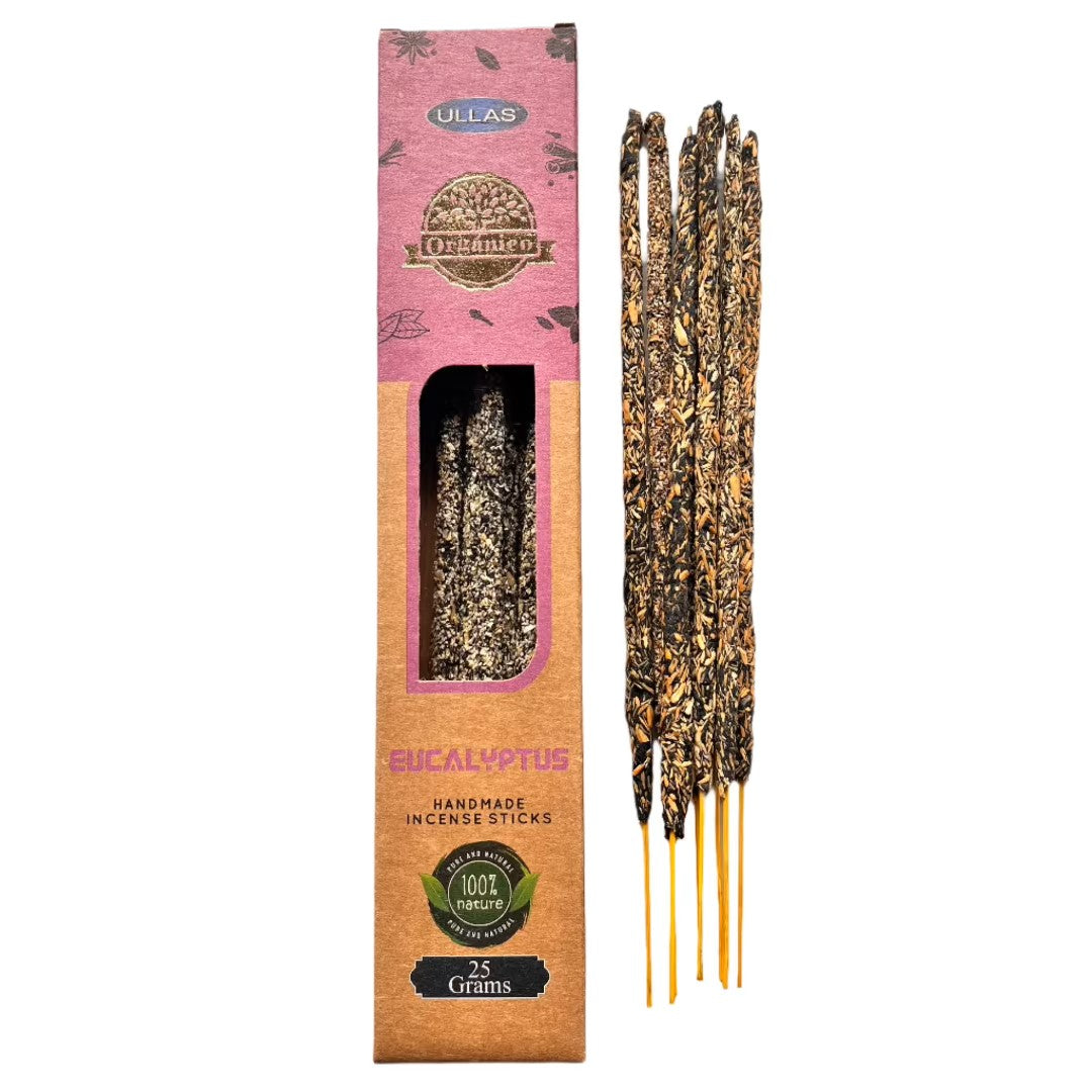 Ullas Organico Eucalyptus Incense - The Crescent Moon