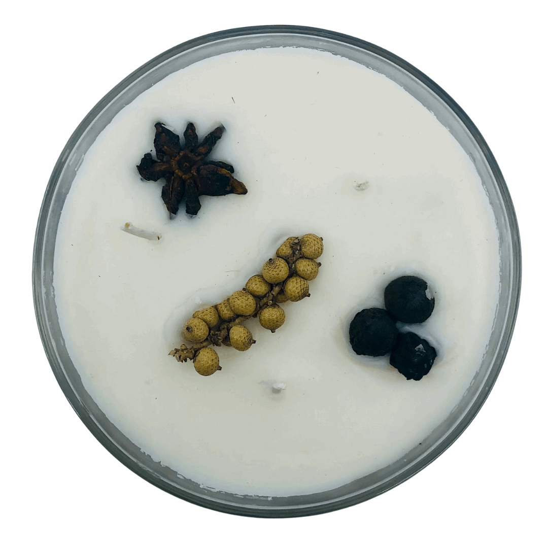 Botanicals Soy Candle - Wild Berry Cassis - The Crescent Moon