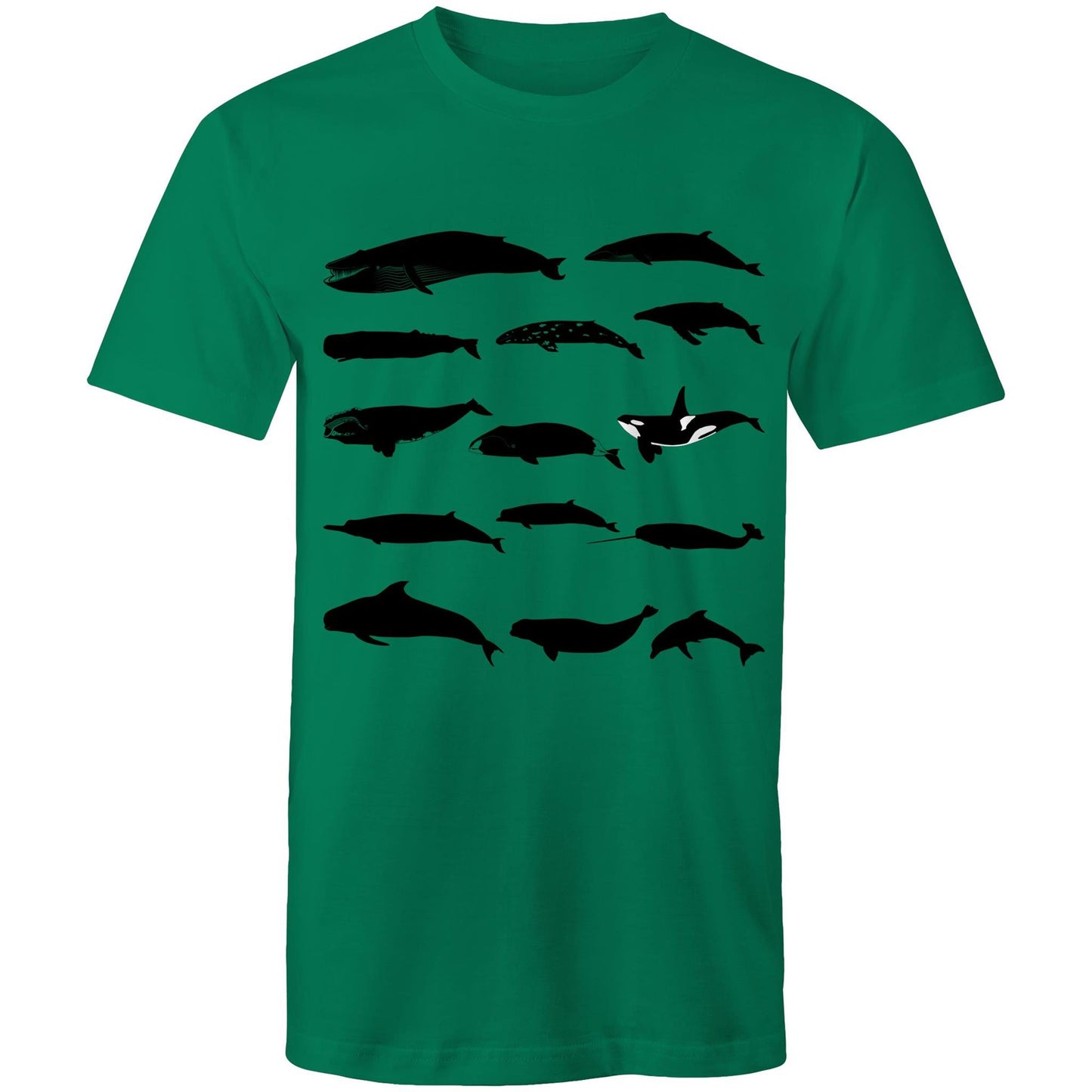 Men's Earthfolk Tshirt - Whale Silhouette - The Crescent Moon