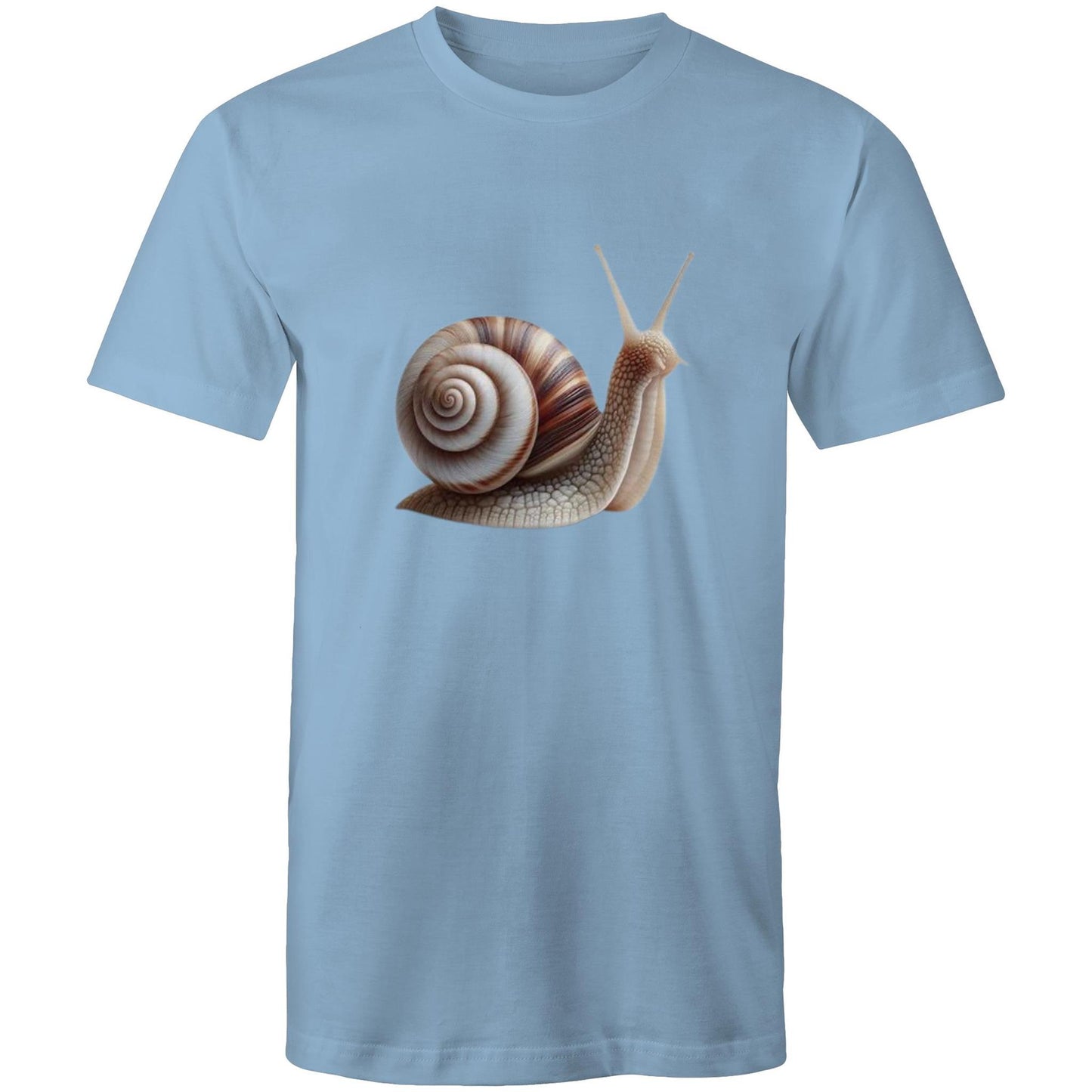 Men's Earthfolk printed T shirt - Snail - The Crescent Moon