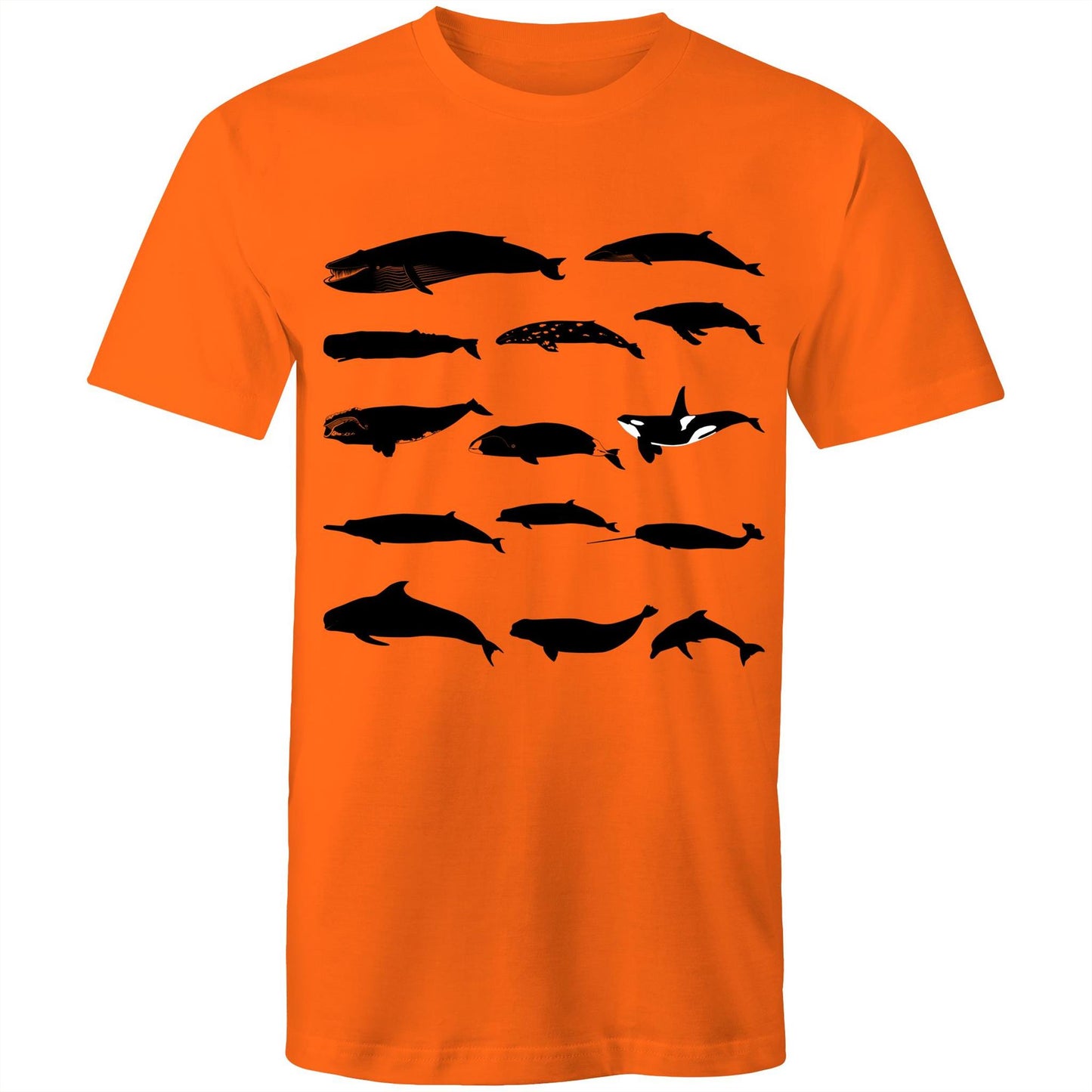Men's Earthfolk Tshirt - Whale Silhouette - The Crescent Moon